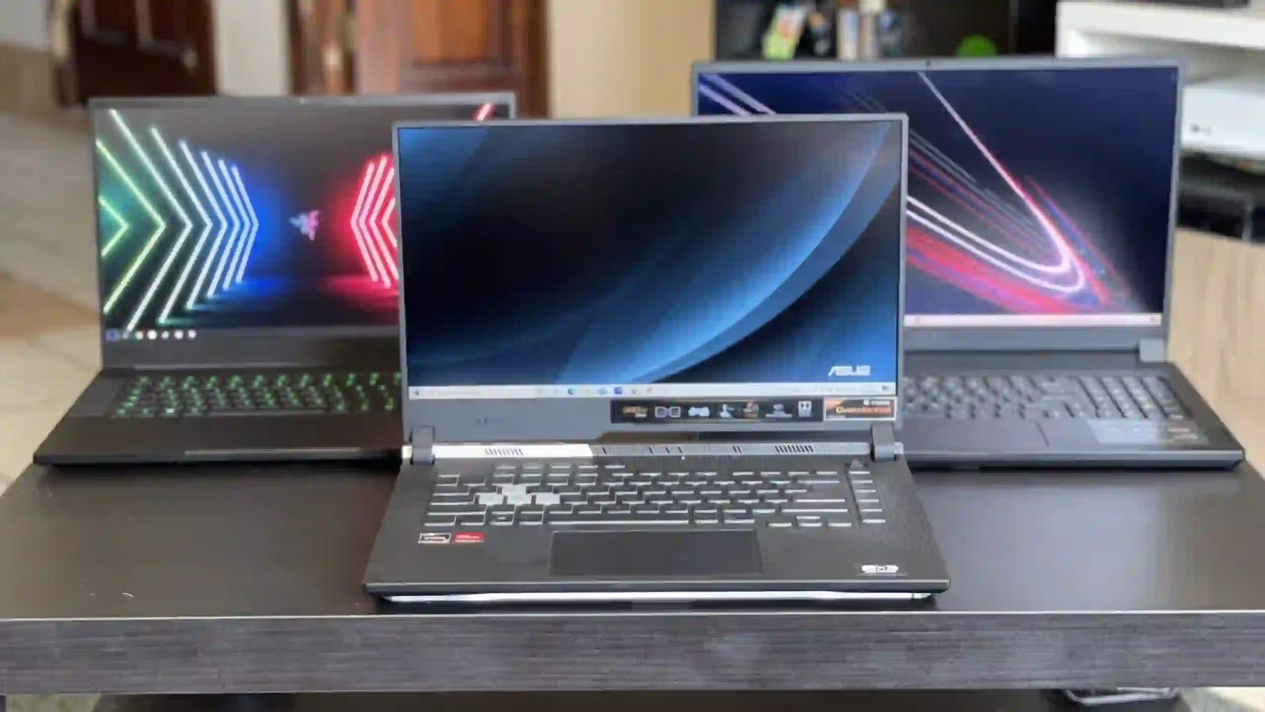 Gaming laptops comparison