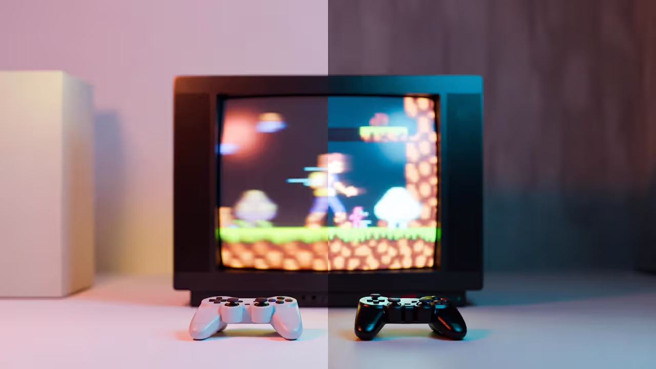 Two visual identities, two experiences