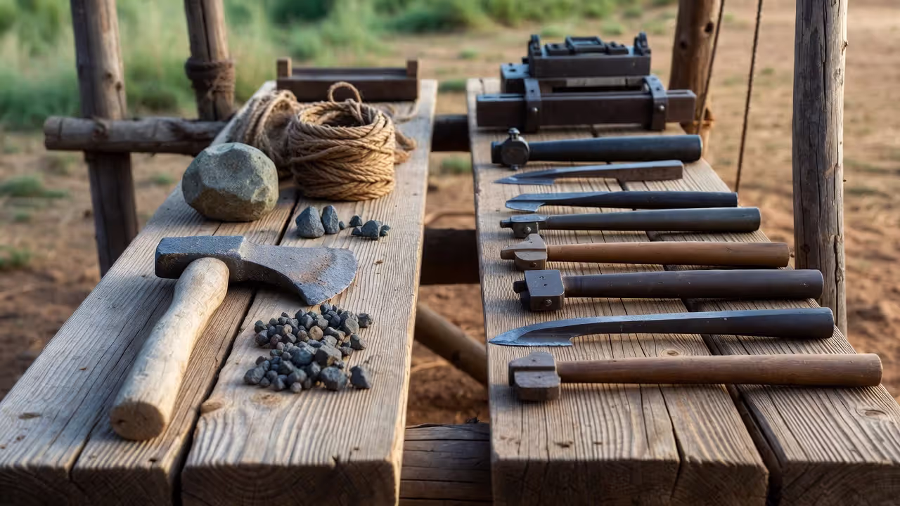 From primitive tools to engineered survival.
