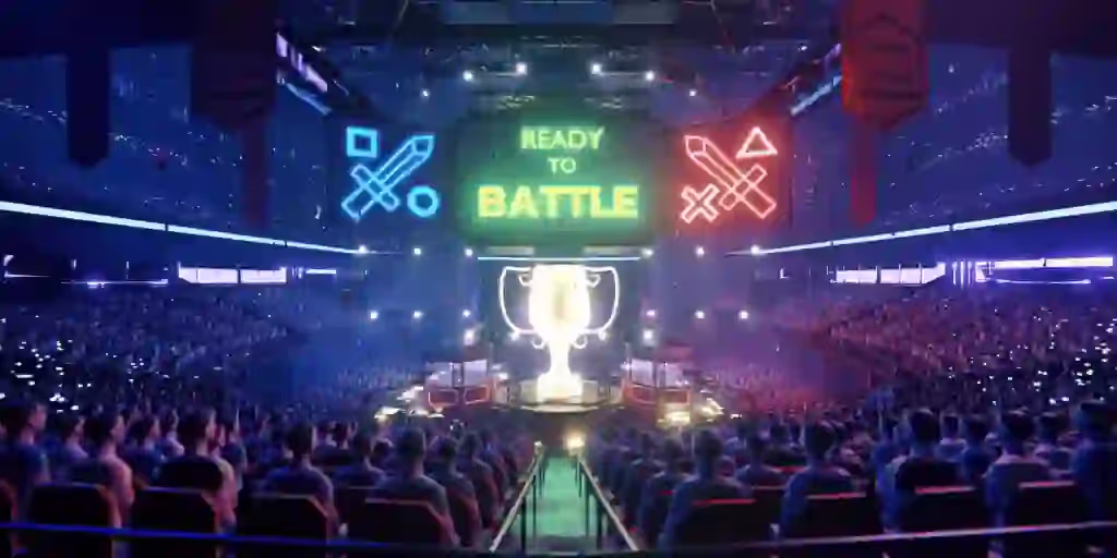 Competitive esports arena event