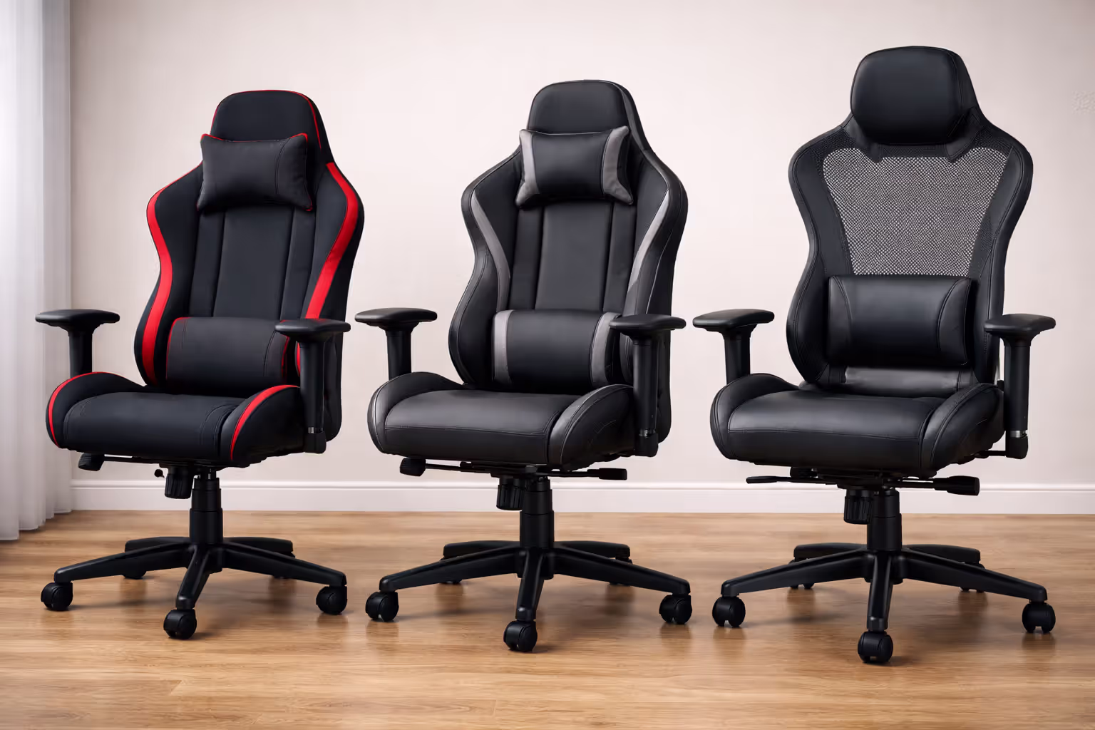 Comparison of budget, mid-range, and premium gaming chairs